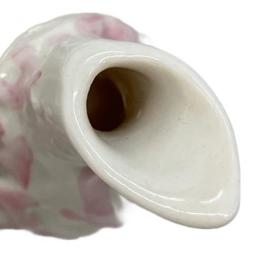 BELLEEK（ベリーク） ティーポット ホワイト×ピンク ネプチューン
