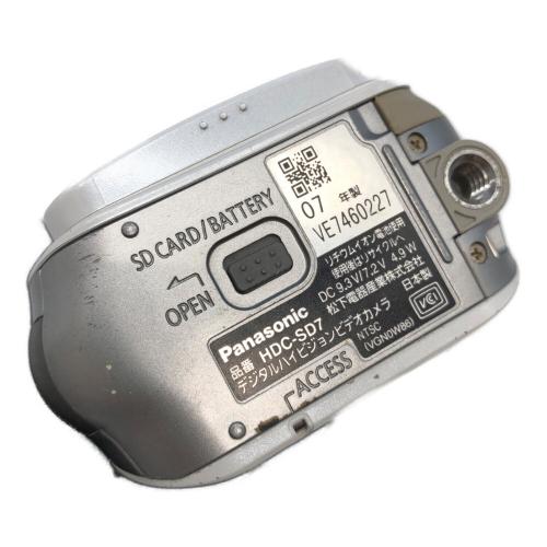 Panasonic (パナソニック) ビデオカメラ HDC-SD7 ※年数経過の為ジャンク品として