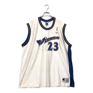 Champion (チャンピオン) ゲームシャツ NBA Wizards Michael Jordan メンズ SIZE XL ホワイト×ブルー