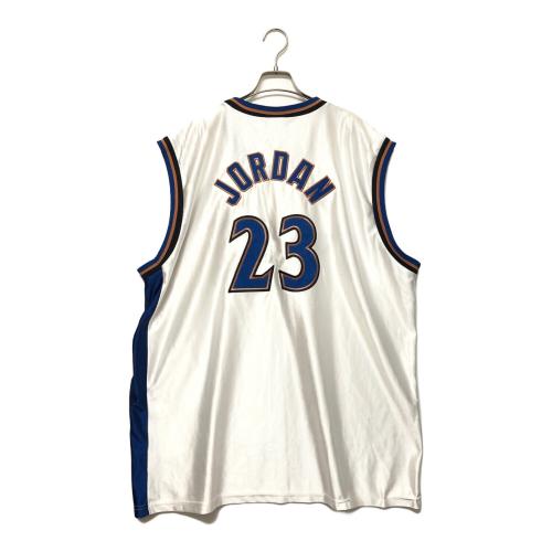 Champion (チャンピオン) ゲームシャツ NBA Wizards Michael Jordan メンズ SIZE XL ホワイト×ブルー