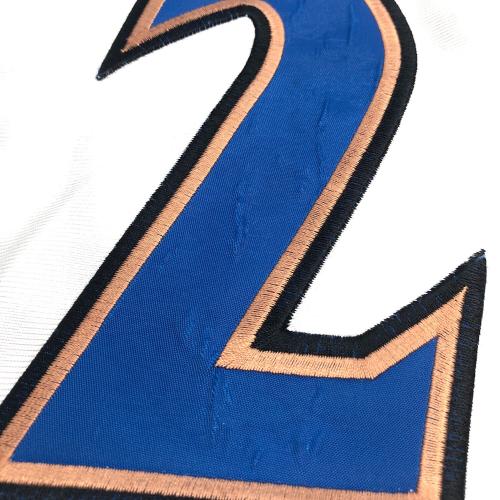 Champion (チャンピオン) ゲームシャツ NBA Wizards Michael Jordan メンズ SIZE XL ホワイト×ブルー