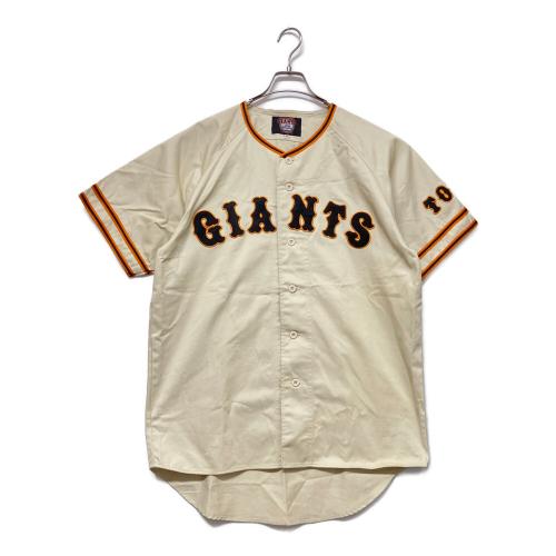 読売ジャイアンツ (ヨミウリジャイアンツ) 野球ユニフォーム 70周年記念(V9時代モデル)   ① メンズ SIZE Free ベージュ×オレンジ