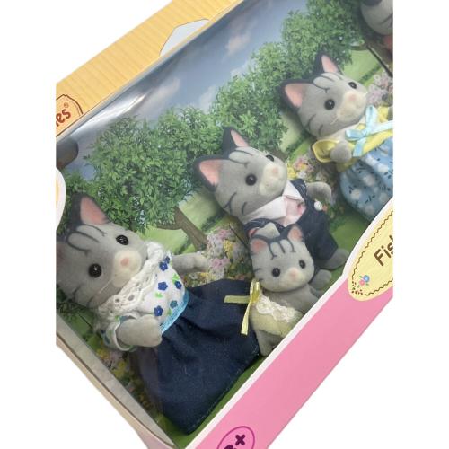 EPOCH (エポック) Fisher Cat Family シルバニアファミリー 海外版　グレーシマネコファミリー