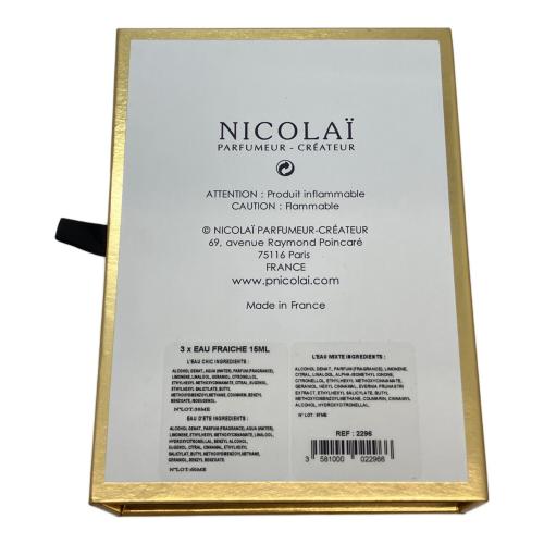 NICOLAI（ニコライ） フレグランス　オーフレッシュセット　 残量50%-80%