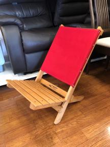 Blue Ridge Chair Works (ブルーリッジチェアワークス) アウトドアチェア ナチュラル×レッド