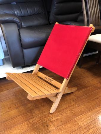 Blue Ridge Chair Works (ブルーリッジチェアワークス) アウトドアチェア ナチュラル×レッド