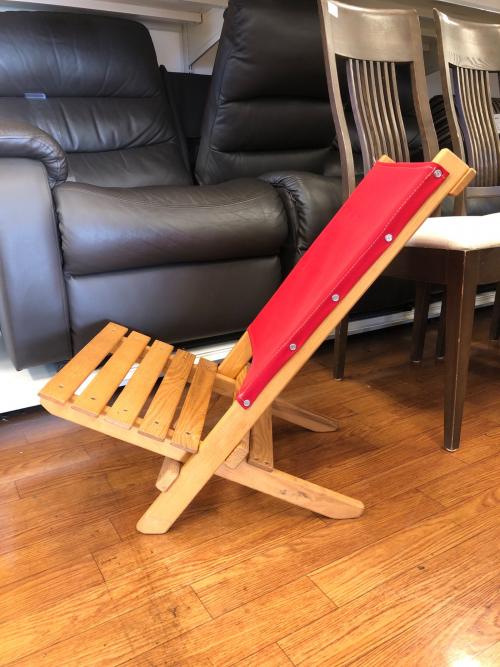 Blue Ridge Chair Works (ブルーリッジチェアワークス) アウトドアチェア ナチュラル×レッド
