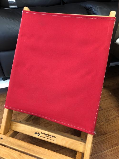 Blue Ridge Chair Works (ブルーリッジチェアワークス) アウトドアチェア ナチュラル×レッド