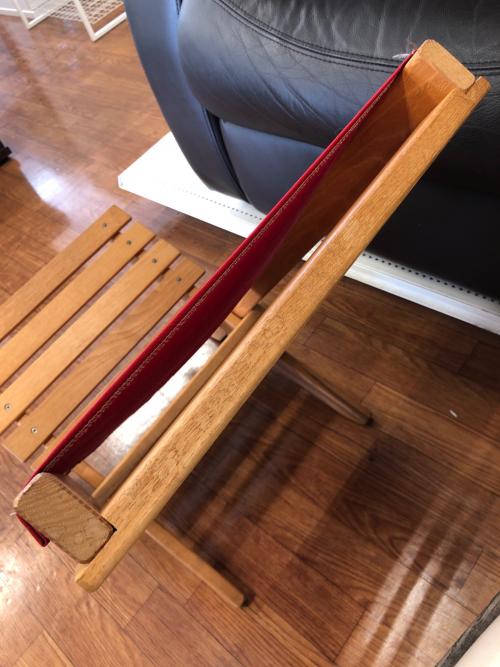 Blue Ridge Chair Works (ブルーリッジチェアワークス) アウトドアチェア ナチュラル×レッド