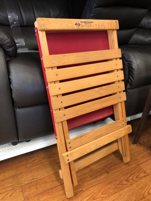 Blue Ridge Chair Works (ブルーリッジチェアワークス) アウトドアチェア ナチュラル×レッド