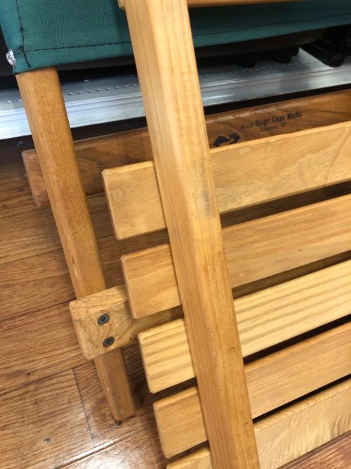 Blue Ridge Chair Works (ブルーリッジチェアワークス) アウトドアチェア グリーン×ナチュラル