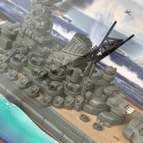 Waltersons (ウォルターソンズ) 1/700スケール 日本海軍戦艦大和 菊水一号作戦 模型 船底再現 フルハル仕様②