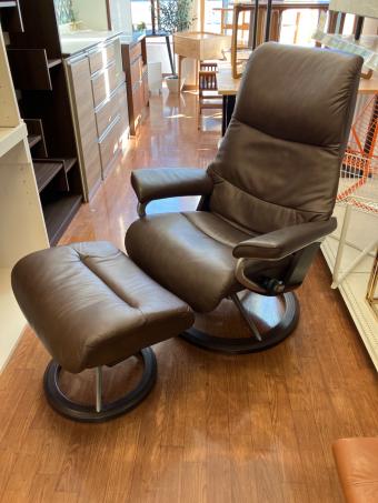 Ekornes (エコーネス) リクライニングチェアー ライトブラウン
