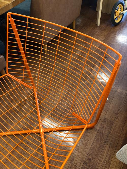 IKEA (イケア) イス オレンジ