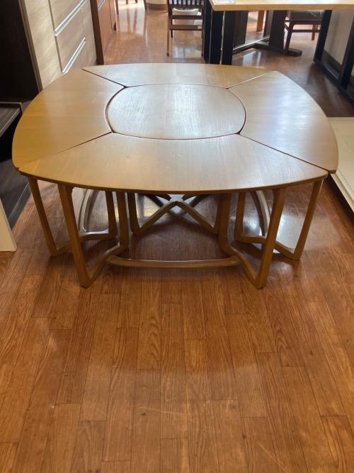 ercol (アーコール) ジグソーテーブル 5個セット ブラウン　サパーテーブル　コーヒーテーブル