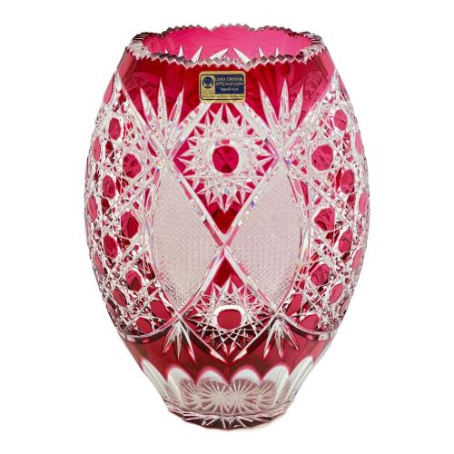 LAUSITZER GLASS（ラウジッツァー・グラス） 花瓶　LEAD CRISTAL