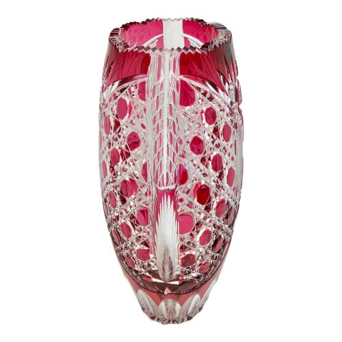 LAUSITZER GLASS（ラウジッツァー・グラス） 花瓶　LEAD CRISTAL