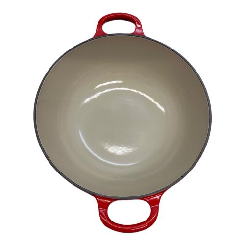 LE CREUSET (ルクルーゼ) 両手鍋 レッド マルミット