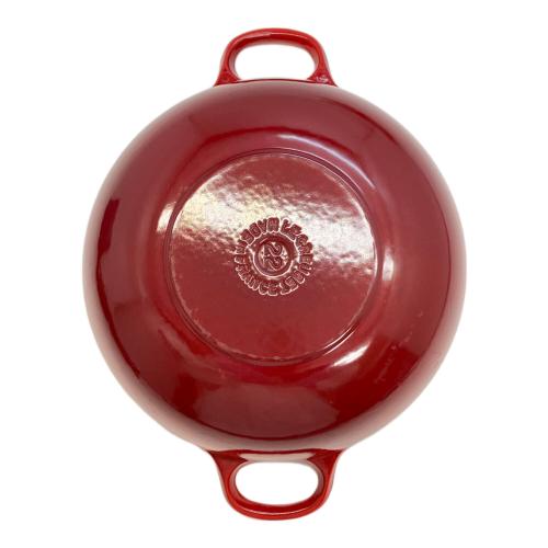 LE CREUSET (ルクルーゼ) 両手鍋 レッド マルミット