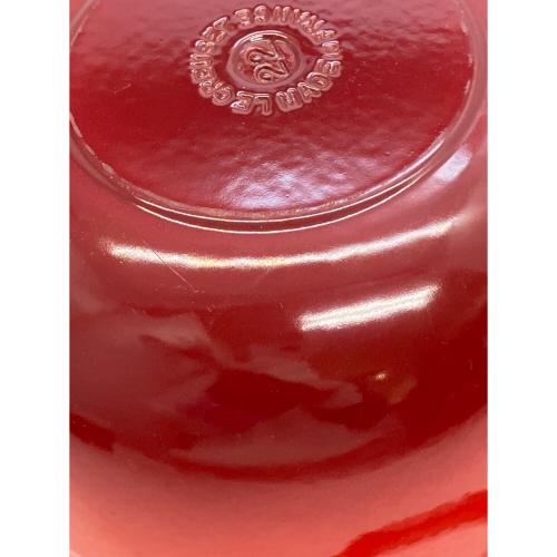 LE CREUSET (ルクルーゼ) 両手鍋 レッド マルミット