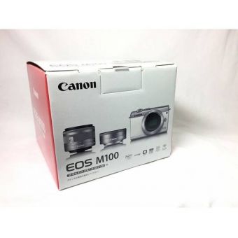 CANON ミラーレス一眼カメラ EOS M100 2580万画素 専用電池 SDカード対応 511050007763