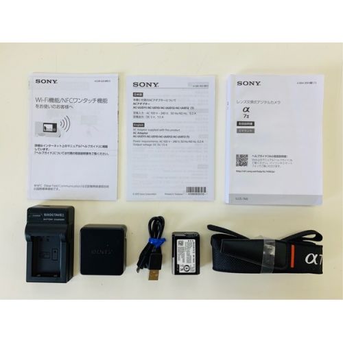 SONY (ソニー) ミラーレス一眼カメラ ILCE-7M2 2430万画素 専用電池 SDカード対応 3044978 α7 ?