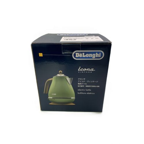 DeLonghi (デロンギ) 電気ケトル 未使用品 KBOV1200J 程度S(未使用品)