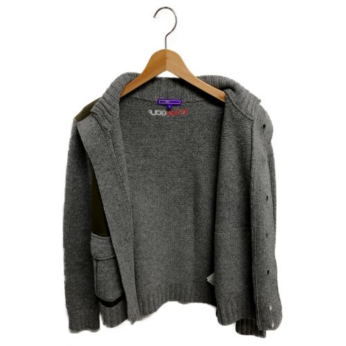 BEAMS GOLF PURPLE LABEL 防風ニットブルゾン メンズ SIZE S グレー