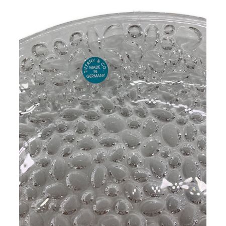 TIFFANY & Co. (ティファニー) ガラス皿 コブルストーン プラター クリスタル プレート 28cm