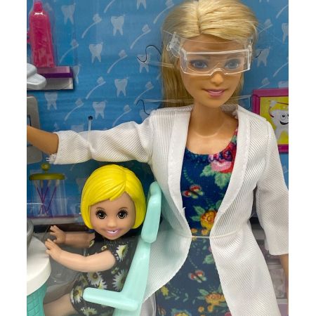 Mattel（マテル）Barbie（バービー） バービーとおしごと！ はいしゃさんセット