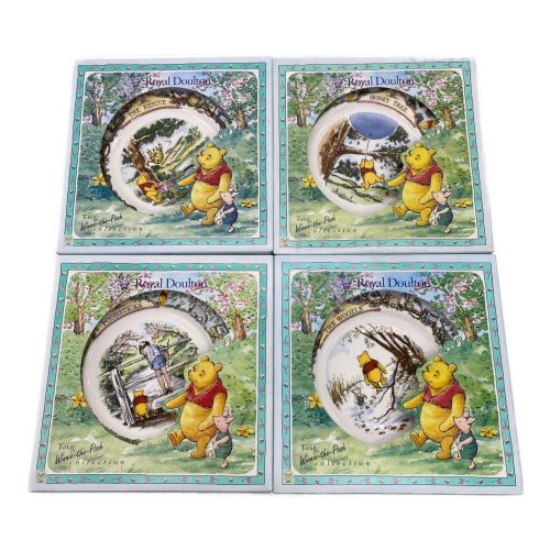ROYAL DOULTON (ロイヤルドルトン) プレートセット THE WINNIE THE POOH COLLECTION 4Pセット