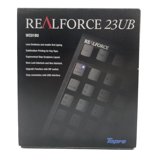 Topre (トウプレ) 東プレ テンキー REALFORCE 23UB WC01B0｜トレファク ...