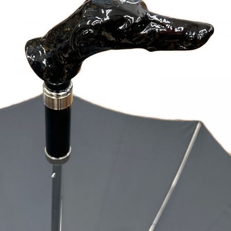 FOX UMBRELLAS (フォックスアンブレラ) 折りたたみ傘 イングランド製 ブラックアニマルヘッド