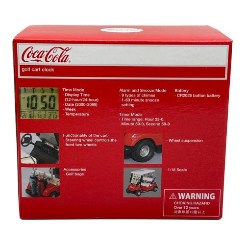 Coca Cola (コカコーラ) レトロ雑貨 Golf Cart Clock