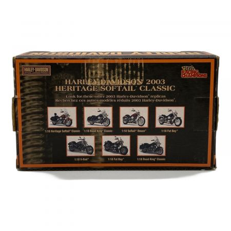 RACING CHAMPIONS 1/10 (レーシングチャンピオン1/10) HARLEY-DAVIDSON 2003 HERITAGE  SOFTAIL CLASSIC｜トレファクONLINE