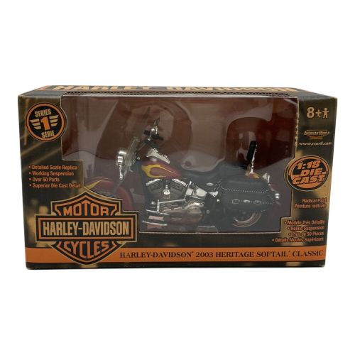 RACING CHAMPIONS 1/10 (レーシングチャンピオン1/10) HARLEY-DAVIDSON 2003 HERITAGE SOFTAIL CLASSIC