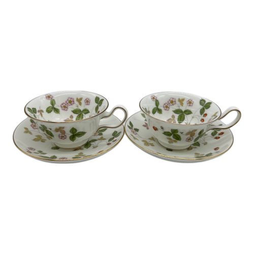 Wedgwood (ウェッジウッド) カップ&ソーサーセット ワイルドストロベリー 2Pセット