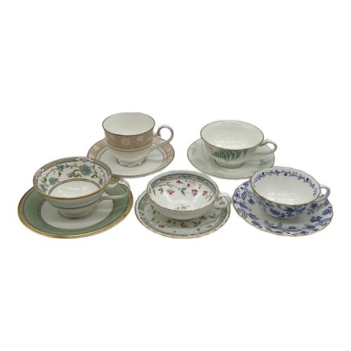 Noritake (ノリタケ) アソートコーヒーカップ&ソーサー 5Pセット