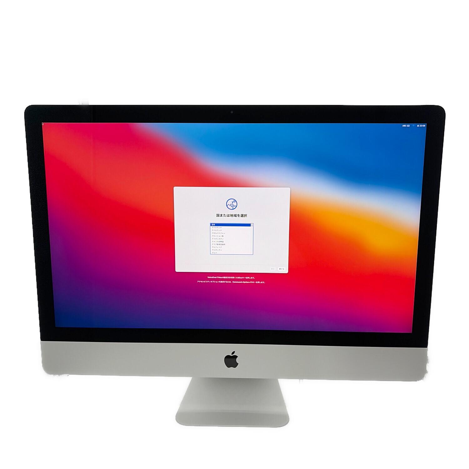Apple iMac 27インチ　2019年　ジャンク　A2115 Apple (アップル) iMac A2115 2019モデル 27インチ｜トレファクONLINE
