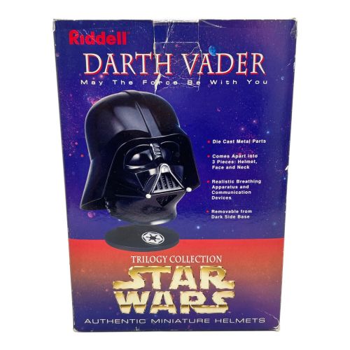 STAR WARS (スターウォーズ) フィギュア Darth Vader Authentic Miniature Helmet Riddell Trilogy Collection