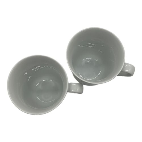 ROYAL COPENHAGEN (ロイヤル・コペンハーゲン) マグカップ 497 ホワイトプレインシグネチャー 2Pセット