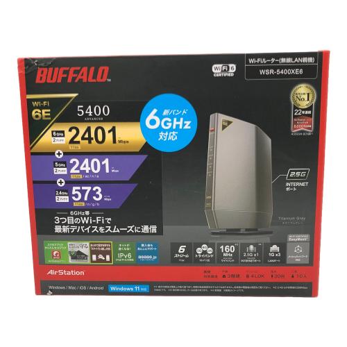 BUFFALO (バッファロー) Wi-Fiルーター WSR-5400XE6