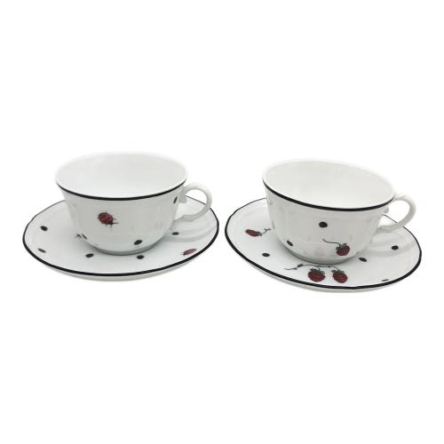 RICHARD GINORI (リチャードジノリ) カップ&ソーサー イタリアンポアノイチゴ 2Pセット