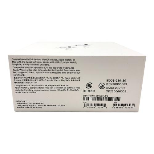 Apple (アップル) AirPods Pro(第2世代) MTJV3J/A
