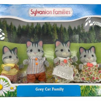 EPOCH (エポック) シルバニアファミリー Grey Cat Family　グレイッシュネコファミリー