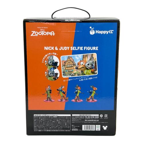ZOOTOPIA ニック・ワイルド＆ジュディ・ホップス セルフィーフィギュア Happyくじ