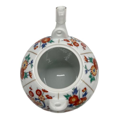 香蘭社 (コウランシャ) 茶器揃 染錦梅菊牡丹