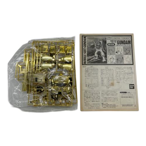 BANDAI (バンダイ) ガンプラ 1:100SCALE RX-78モビルスーツ ゴールド