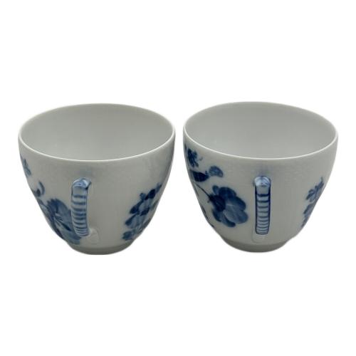ROYAL COPENHAGEN (ロイヤル・コペンハーゲン) カップ&ソーサー ブルーフラワー・プレイン 2Pセット