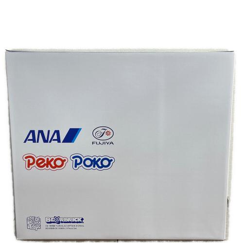 BEAR BRICK (ベアブリック) フィギュア @ ANA CAPTAINポコちゃん ペコちゃん1000%